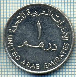 3935 MONEDA - EMIRATELE ARABE UNITE - 1DIRHAM - anul 2003(1968-2003) (NATIONAL BANK OF ABU DHABI) -starea care se vede foto