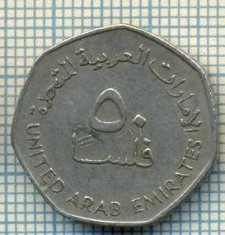 3956 MONEDA - EMIRATELE ARABE UNITE - 50 FILS - anul 1998(1419)? -starea care se vede