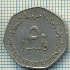 3956 MONEDA - EMIRATELE ARABE UNITE - 50 FILS - anul 1998(1419)? -starea care se vede