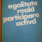 Eduard Eisenburger - Egalitate reala-participare activa