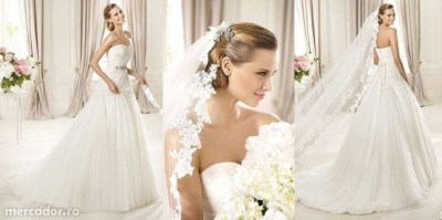 Vand rochie de mireasa PRONOVIAS DAGEN, model 2013 foto