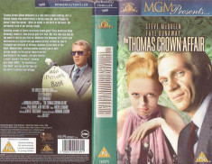 THE THOMAS CROWN AFFAIR - FILM CASETA VIDEO VHS - ORIGINALA foto