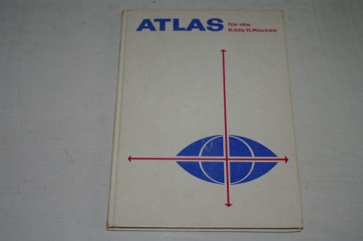 ATLAS der Erdkunde - VEB Hermann Haack Geographisch - Kartographische Anstalt Gotha - 1989 foto