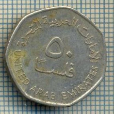 3954 MONEDA - EMIRATELE ARABE UNITE - 50 FILS - anul 1995(1415)? -starea care se vede