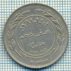 3971 MONEDA - IORDANIA - 50 FILS(1/2 DIRHAM) - anul 1981(1401)? -starea care se vede