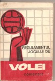 (C4319) REGULAMENTUL JOCULUI DE VOLEI COMENTAT, FEDERATIA ROMANA DE VOLEI, EDITURA STADION, 1972, Alta editura