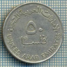 3940 MONEDA - EMIRATELE ARABE UNITE - 50 FILS - anul 1988(1408)? -starea care se vede