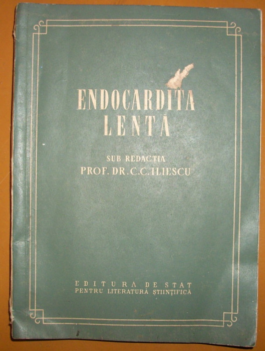 L. Adlersberg, C. Bantea, N.Cucu - Endocardita lenta - 1953