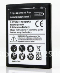 Baterie acumulator Samsung Galaxy S2 i9100 1800 mAh + folie ecran + expediere gratuita Posta - sell by PHONICA foto