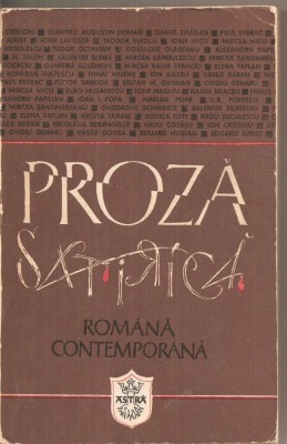 (C4313) PROZA SATIRICA ROMANA CONTEMPORANA, SELECTIA: ANATOL GHERMANSCHI, PREFATA: VALENTIN SILVESTRU, EDITURA ASTRA, 1982 foto