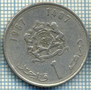 3907 MONEDA - MAROC - 1 DIRHAM - anul 1407 (1987) ? -starea care se vede foto