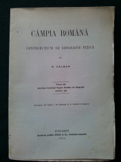 Campia Romana, de George Valsan, - 1915(cu dedicatie Iuliu Maior) foto