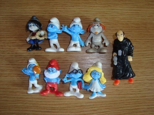 Kinder- Strumfii- Strumfi- Strumpfi- The Smurfs- set complet foto mare Kinder- Strumfii- Strumfi- Strumpfi- The Smurfs- set complet foto mare