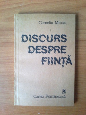 g1 Discurs despre fiinta - Corneliu Mircea foto