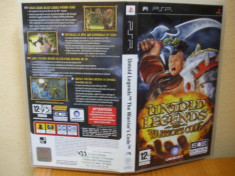 Untold Legends: Warrior&amp;#039;s Code (PSP) (ALVio) + sute de alte jocuri PSP ( VAND / SCHIMB ) foto