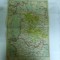 Harta Galati - Braila - Tulcea - Ismail color 47 x 31 cm perioada interbelica