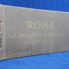 ALBUM 20 CARTI POSTALE * ROMA * LA GALLERIA NAZIONALE D'ARTE ANTICA - 1920 *