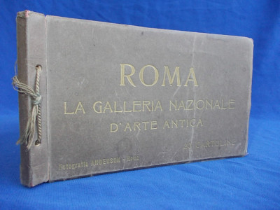 ALBUM 20 CARTI POSTALE * ROMA * LA GALLERIA NAZIONALE D&amp;#039;ARTE ANTICA - 1920 * foto