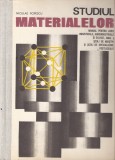 Studiul Materialelor 1977 Niculae Popescu, Alta editura