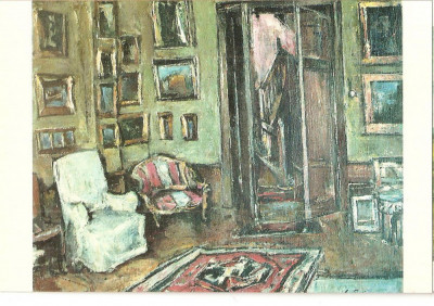 CPI (B3239) MUZEUL DE ARTA PLOIESTI. GHEORGHE PETRASCU, &amp;quot; INTERIOR &amp;quot;, EDITURA DAIM S.R.L. - F-CA DE TIMBRE S.A., NECIRCULATA foto