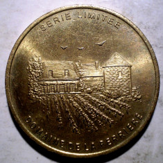 F.656 MEDALIE DOMAINE DE LA PERRIERE 1 EURO LIONEL DUFOUR 1997 30mm