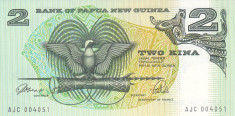 Bancnota Papua Noua Guinee 2 Kina (1981 - 90) - P5c UNC foto
