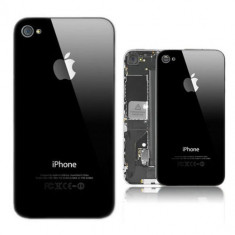 Capac baterie carcasa baterie spate din sticla Apple iPhone 4S NEGRU nou - Transport Gratuit foto