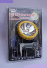 Lanterna frontala cu LED LL537B. Lanterna De Cap. Sigilata. Model cu Led foto