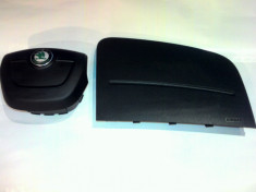 SET CAPAC AIRBAG SKODA FABIA 2 ,ROOMSTER,PENTRU VOLAN SI PASSAGER. NOU !! foto