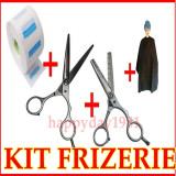 Set kit frizerie coafor FOARFECA TUNS FOARFECI FILAT PELERINA GULER, BeautyUkCosmetics