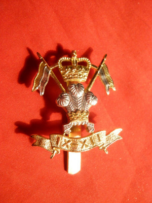 Insigna Militara Anglia -tip ac cravata ,marcata ,Birmingham Dowler foto