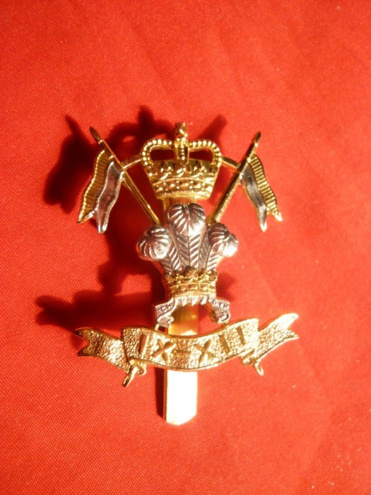 Insigna Militara Anglia -tip ac cravata ,marcata ,Birmingham Dowler