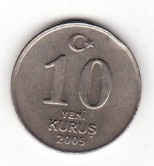 Turcia 10 yeni kurus 2005 foto