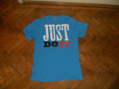 Tricou Nike just do it bleu foto