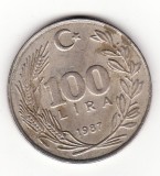 Turcia 100 lire 1987