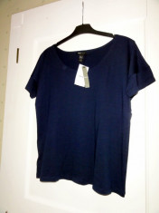 Noi! Tricou oversize MANGO bleumarin, femei masura L foto