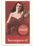 CPI (B3247) BEBA, COCA COLA, INCOMPARAVEL, FATA IN ROCHIE DE SEARA, DIN ARHIVELE COCA COLA, EDITATA IN SUA DE COCA COLA SUB LICENTA STAPLES SI CHARLES, America de Nord, Necirculata, Fotografie