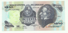Uruguay 50 nuevos pesos (19890 UNC foto