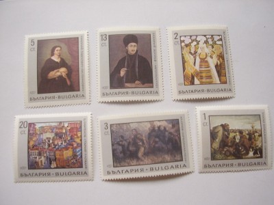 Bulgaria 1967 pictura mi 1771-1776 MNH foto