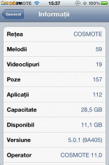 Apple iPhone 4 - 32GB Negru Decodat foto
