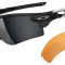 oakley radarlock path polished black lens black iridium persimmon