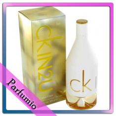 Parfum Calvin Klein In2U feminin, apa de toaleta 150ml foto