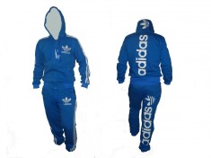 TRENING/TRENINGURI ADIDAS BARBATI CU GLUGA --BUMBAC GROS -IDEAL TOAMNA /IARNA foto