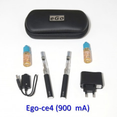 TIGARI ELECTRONICE EGO-CE4 900 mA, KIT 2 TIGARI + 2 lichide 10 ml foto