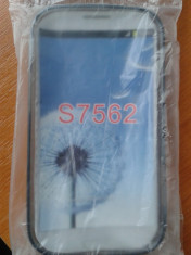 Husa Neagra Silicon Samsung Galaxy S Duos S7562, Noi, In Tipla foto