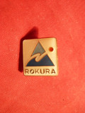 Insigna Firma -ROKURA Japonia ,h=1,6 cm