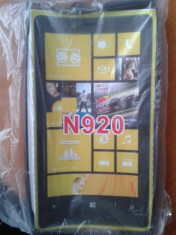 Husa Neagra Silicon Nokia Lumia N920, Noi, In Tipla foto