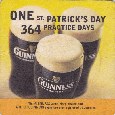 Suport de pahar / Biscuite GUINNESS foto