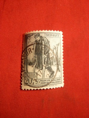 Serie Pt.Invalizii Razboi 1923 Belgia ,1val.stamp. foto