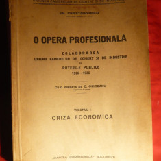 Gh.Christodorescu- Criza Economica vol. 1 - Prima ed. 1936